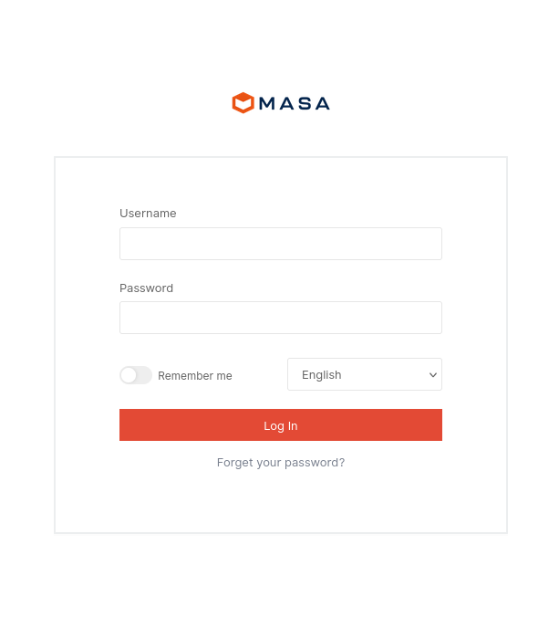 Masa CMS Login