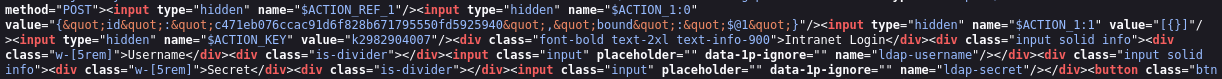 Intranet Login Page Source
